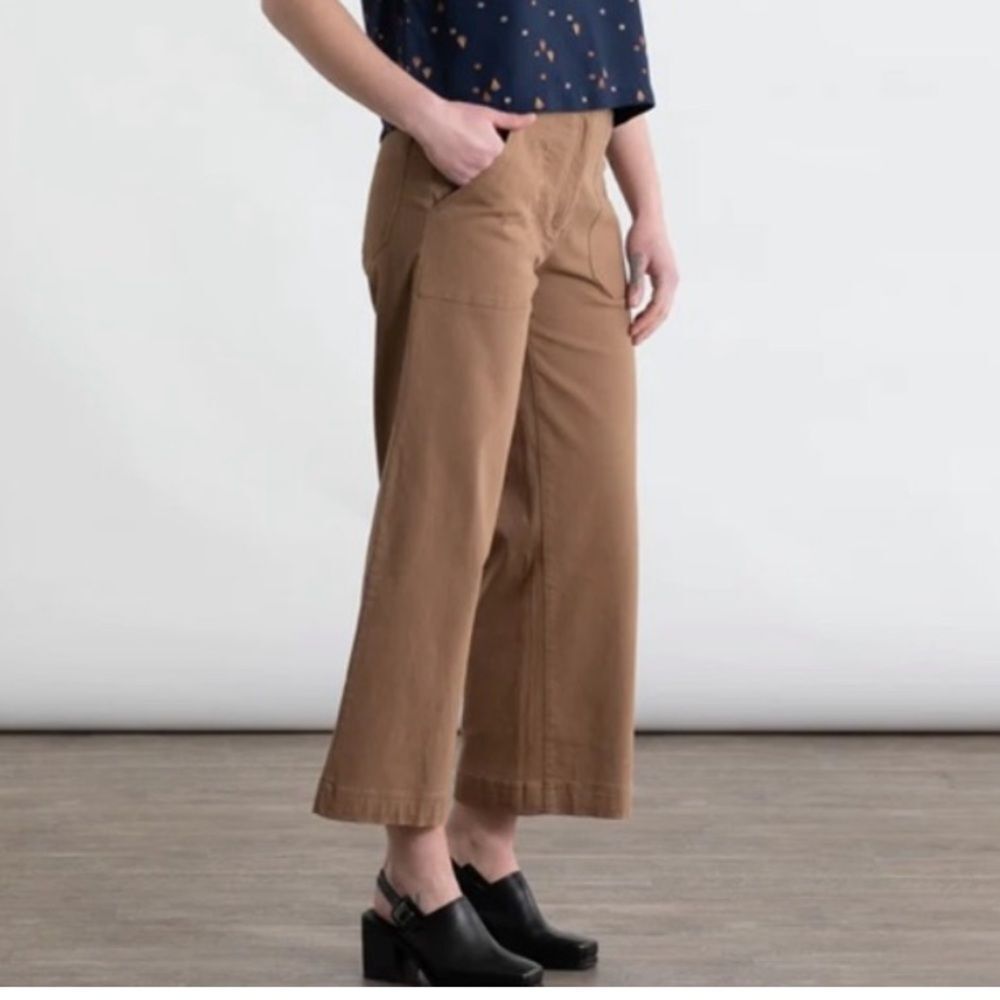 Rich and burn Gladstone Brown wide leg pants size 25 new with tags